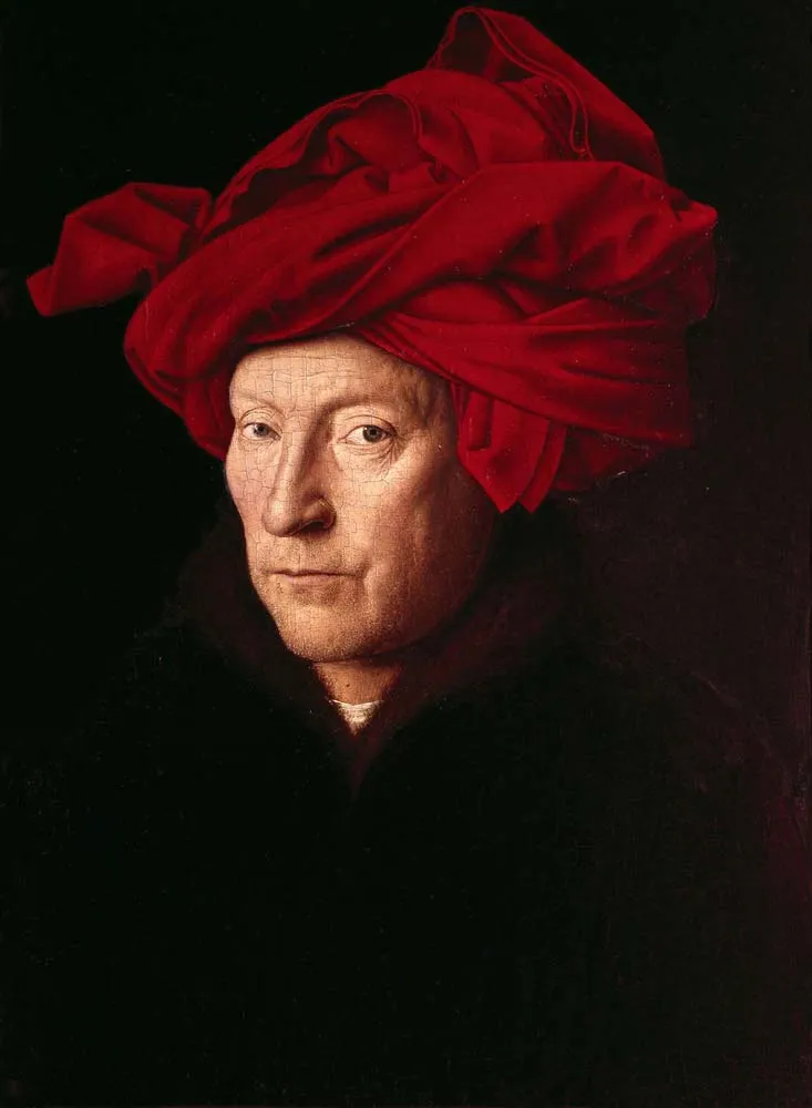 <p>Man in a Red Turban</p>