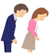 <p>한국에서는 머리를 숙이거나 허리를 굽히는 행동이 상대방에 대한 존경의 뜻 을 나타내기 때문에, 사람에게 인사할 때는 가볍게 고 개를 숙이거나 허리를 굽혀요. 가볍게 고개를 숙이는 인사를 ‘목례’라고 해요.</p>