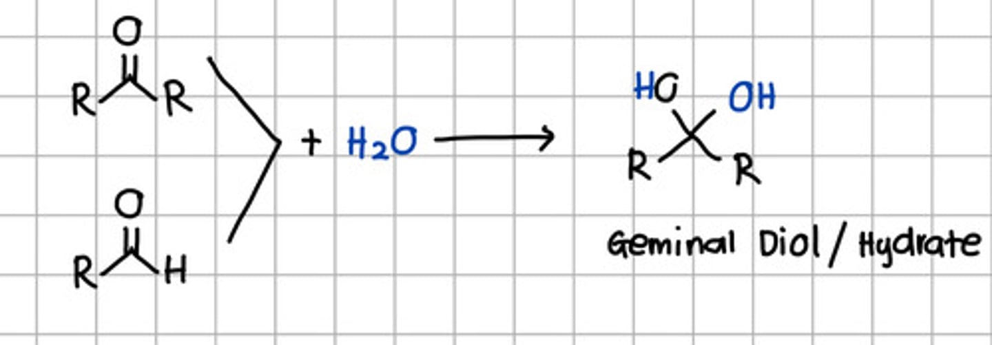 <p>a. Geminal diol</p>