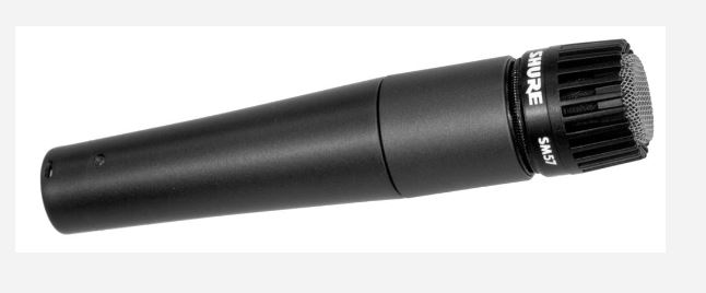 <p>Shure SM 57 - Dynamic - Cardioid</p>