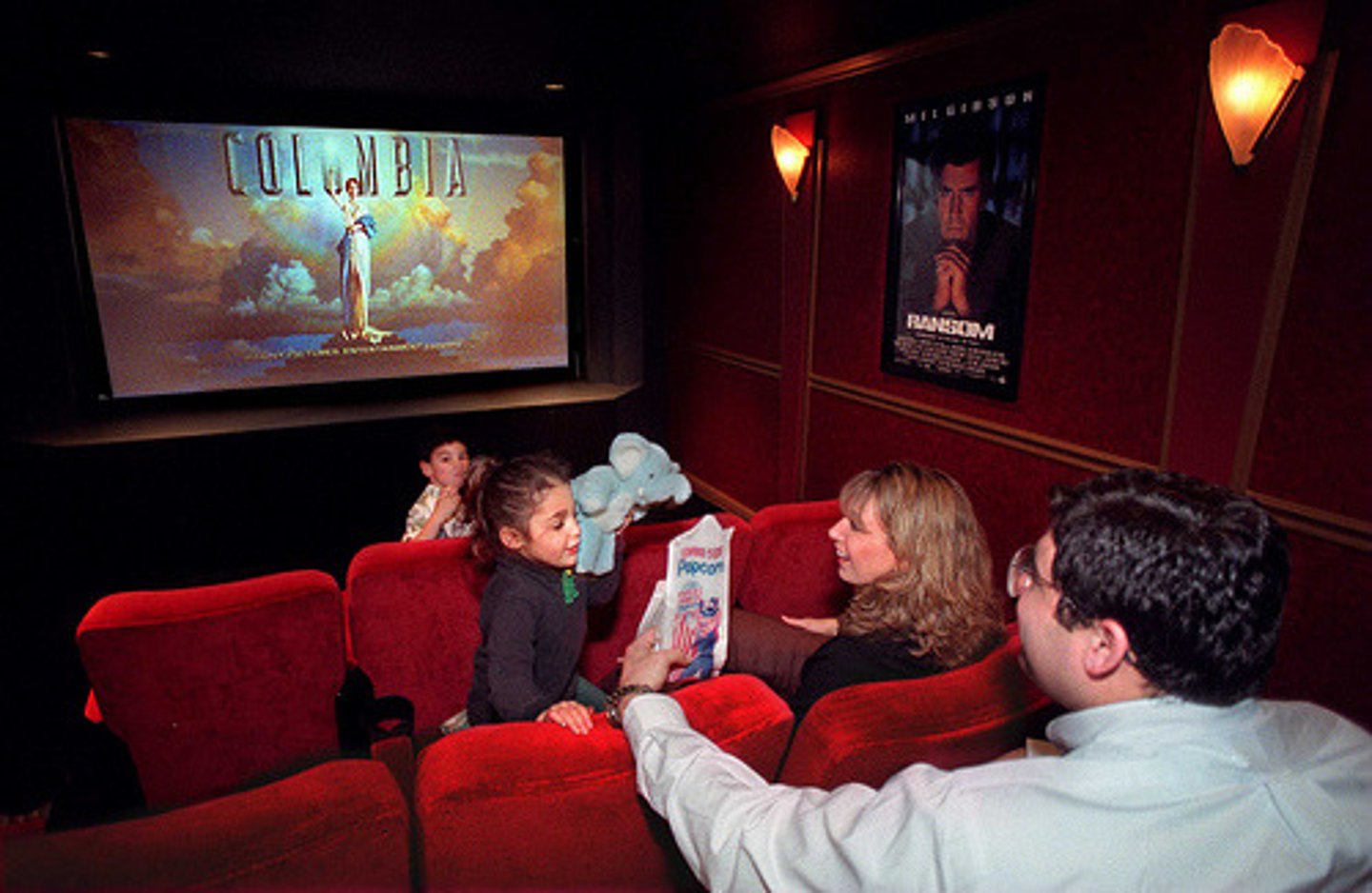 <p>to watch a movie</p>