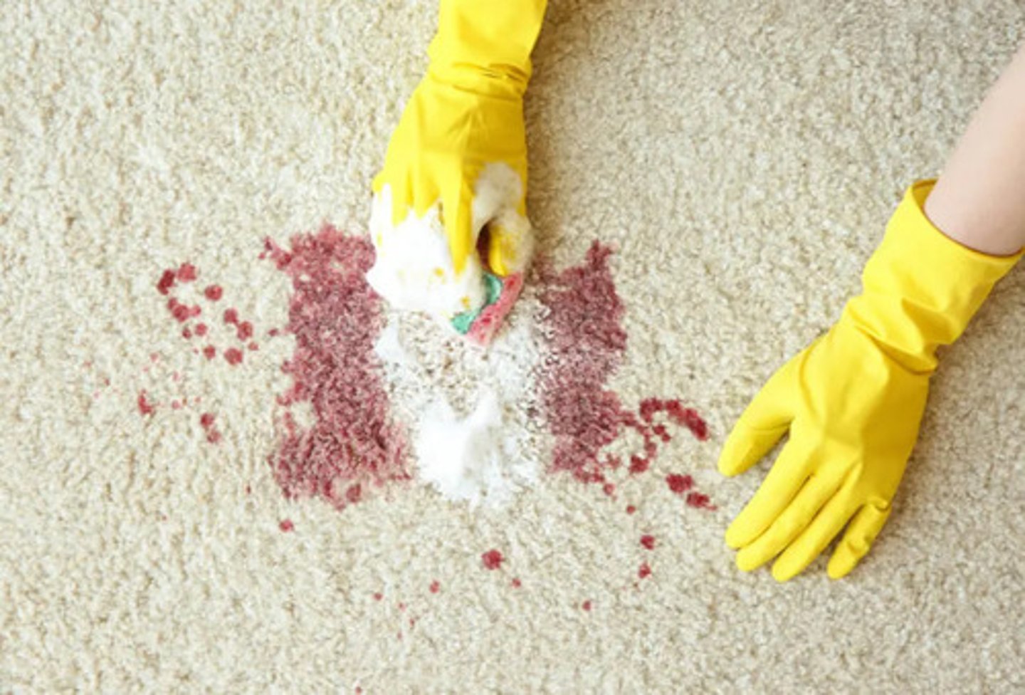 <p>The removal of blood or other potentially infectious materials on an item's surface and the removal of visible debris or residue such as dust, hair, and skin.</p>