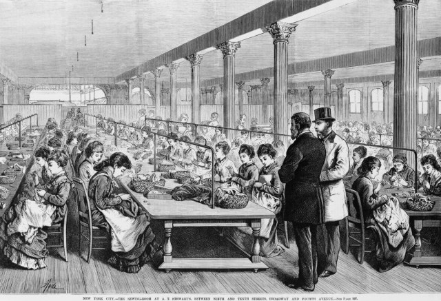 <p>As industry grows, workers become more concentrated in factories and cities. This makes them more aware of shared struggles, allowing them to organize, unite, and gain collective power against bourgeoisie. </p>