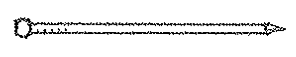 <p><strong><u>A small finishing nail</u></strong></p>