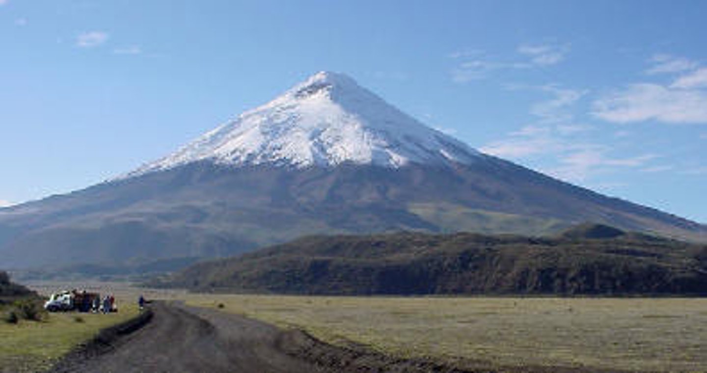 <p>describing a volcano that is still capable of erupting but showing no signs of activity</p>