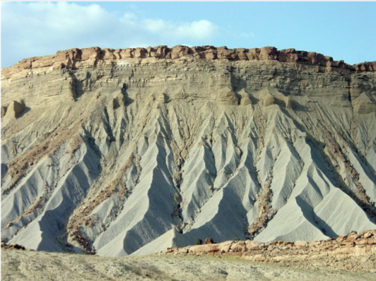 <p>Made from clasts (fragments) of older rocks (e.g. sandstone, shale)</p>