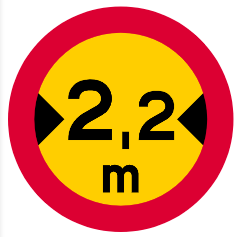 <p><span>Märket anger förbud mot trafik med fordon över en viss bredd. Största tillåtna bredd anges på märket.</span></p>