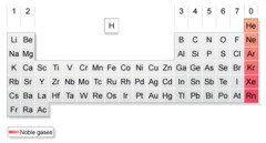 <p>An extremely unreactive group 18 ele- ment.</p>
