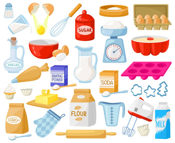 <p><span>The different foods that are put together to make a dish.</span></p>