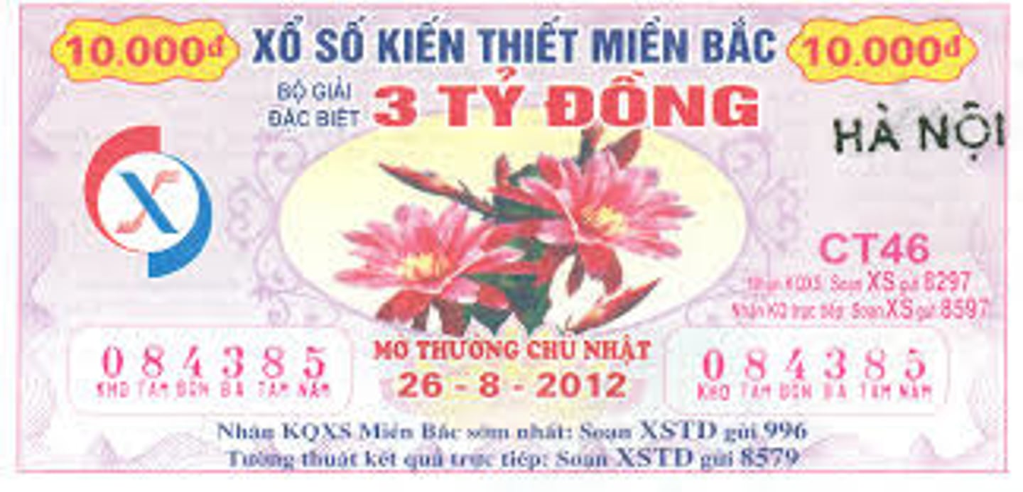 <p>vé số</p>