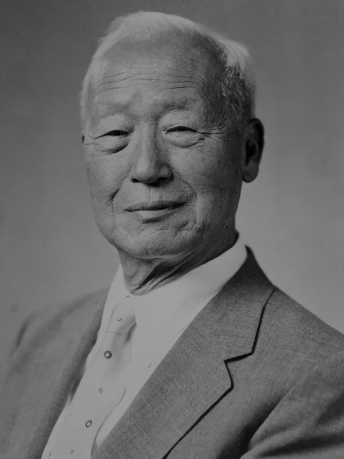<p>First president of South Korea. His government was supported by the U.S. during the Korean War against North Korean and Chinese forces.</p>