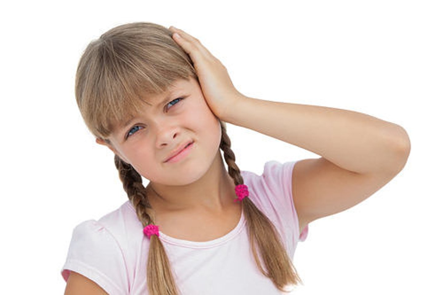 <p>to have an earache</p>