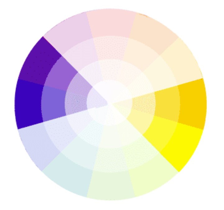 analogous color scheme with one contrasting accent color