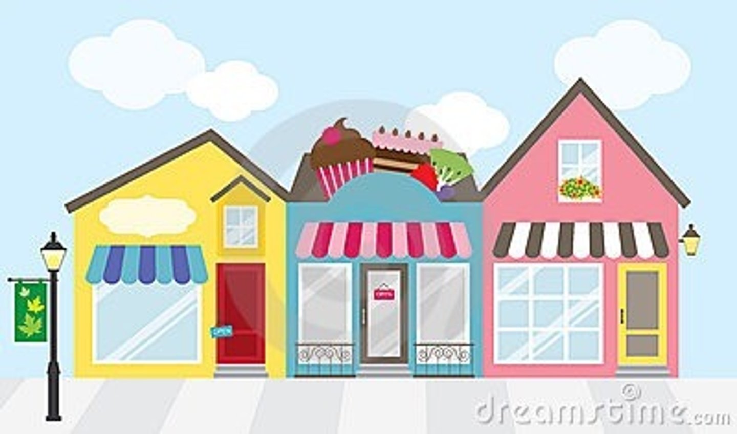 <p>stores, shops</p>