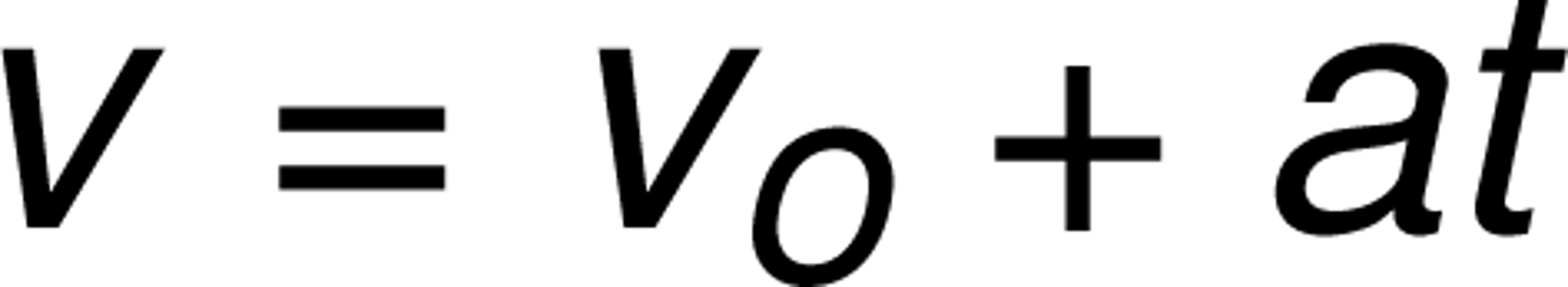<p>(C) 1.6</p><p>(Final Velocity) = (Initial Velocity) + ((Time)x(Acceleration))</p><p>Final Velocity = (3 m/s) + ((-0.2 m/s^2)(7 s))</p><p>Final Velocity = 1.6 m/s</p><p>Note that "slowing down" means the acceleration will have the opposite sign compared to the initial velocity.</p><p>Need help with MCAT math? Become an MCAT math wizard using Andrew's High-speed Math Mastery Course @ https://mcatselfprep.com/course/andrews-high-speed-math-mastery-course/</p>