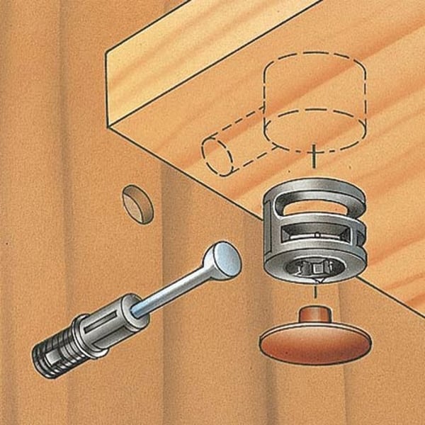 <p>An ideal choice of knockdown fittings when clamping is difficult on large assemblies; exceptionally strong mechanical fastener</p>