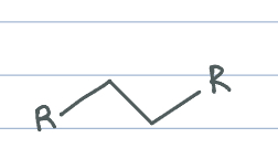 <p>Lack of multiple bonds and no heteroatoms (all single bonds) </p>
