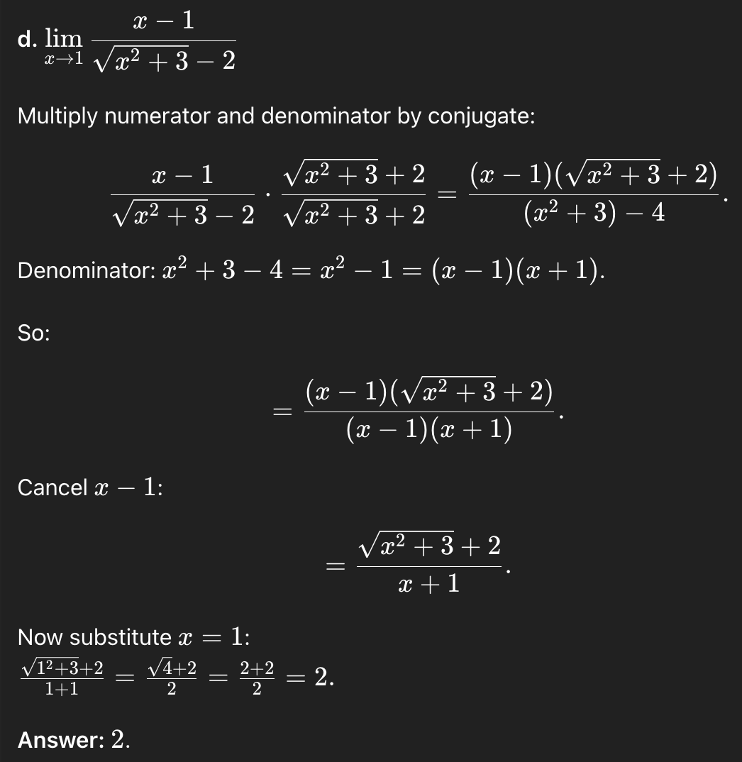 <p>2 (conjugate)</p>