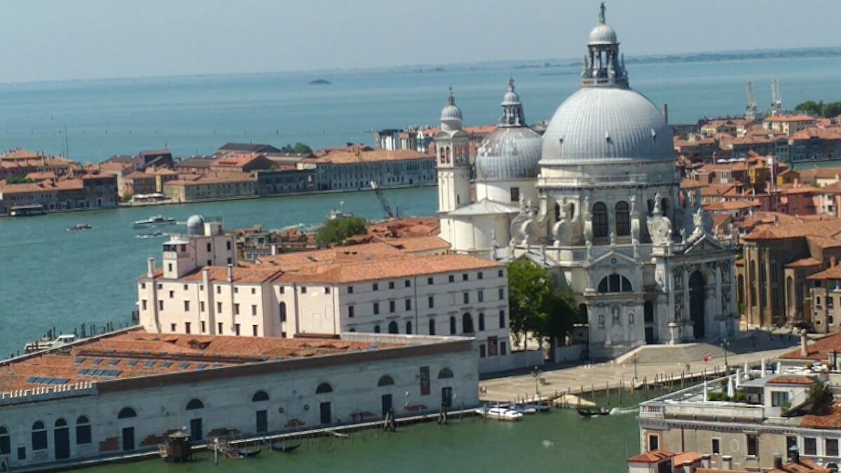 <p>Roman Catholic church with a vast octagonal building with two domes and a pair of bell towers at the back; one of the largest churches in Venice &amp; features </p>
