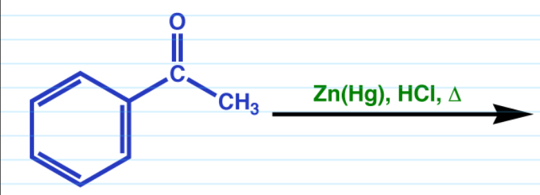 <p>Clemmsen reduction</p>
