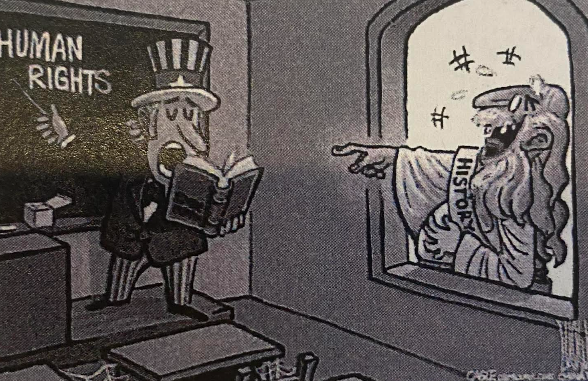 <p>(U2 L2: Tracking Human Rights) Reflection: Political Cartoon Analysis</p>