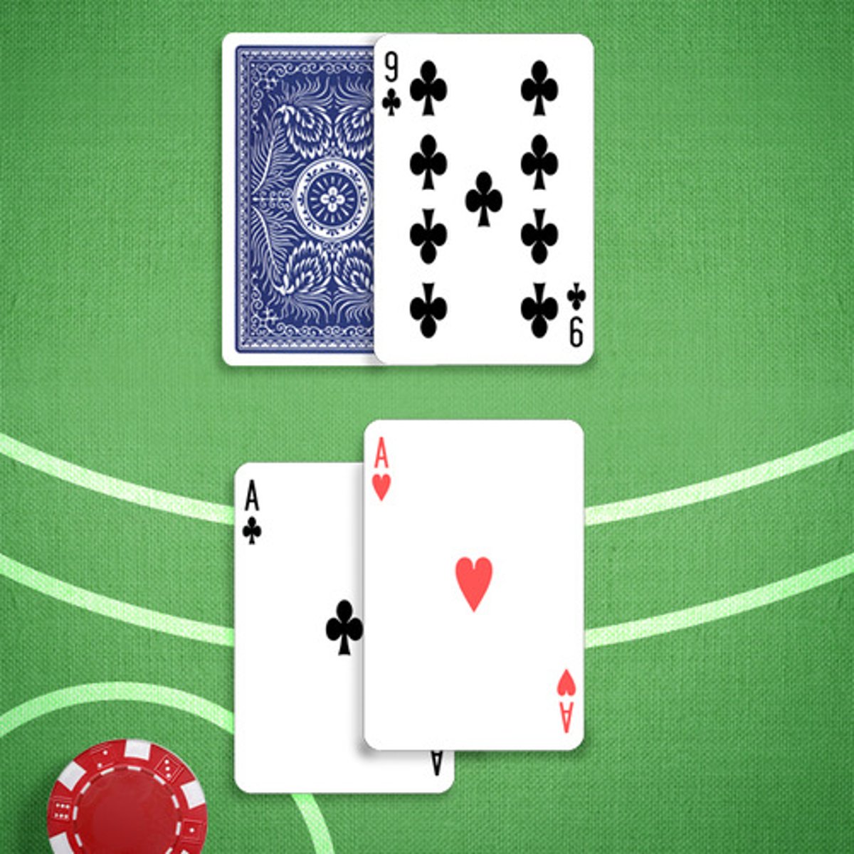 <p>You: A,A</p><p>Dealer's Upcard: 9</p>