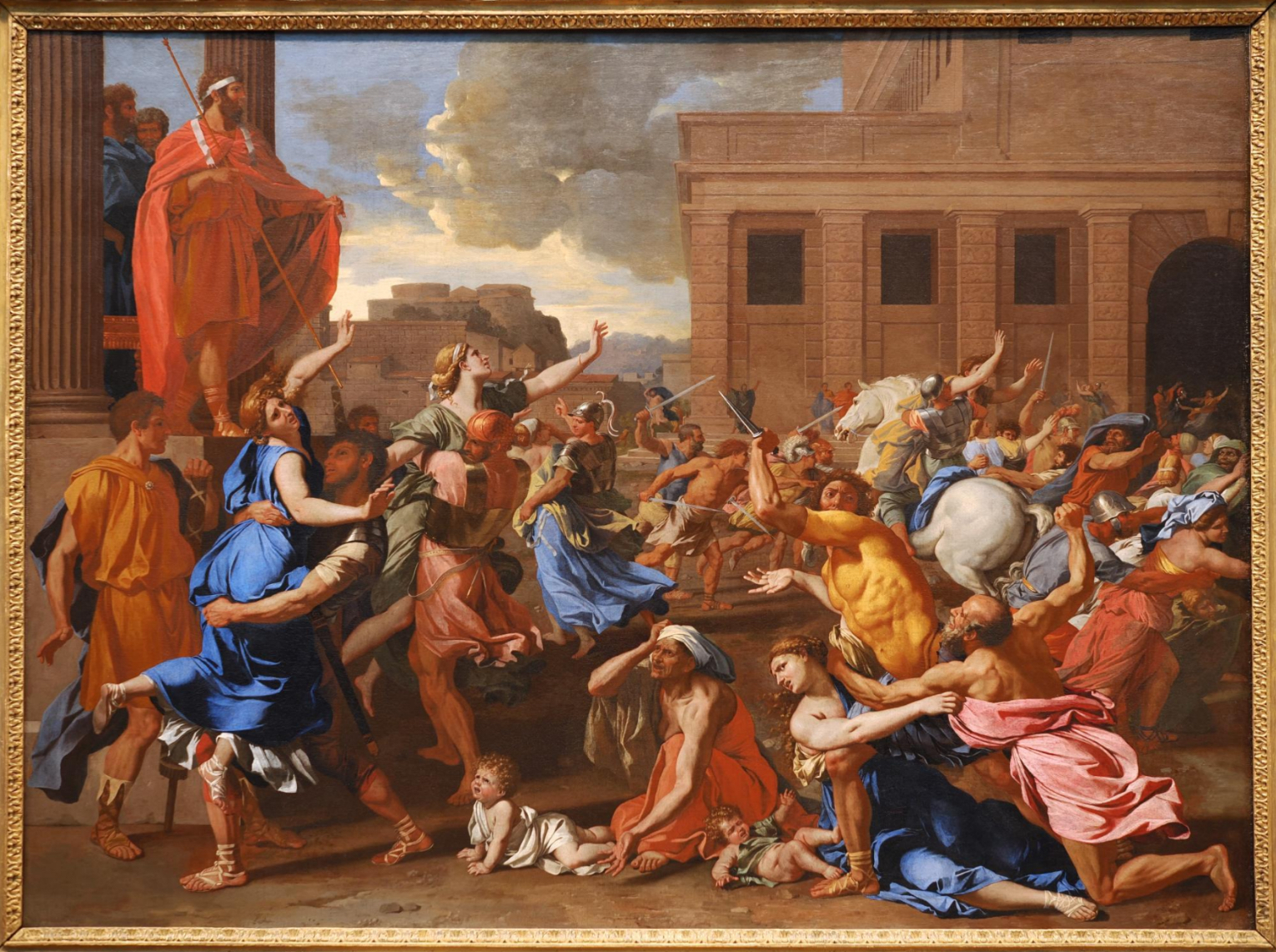 <p>Poussin, the Abduction of the Sabine Women</p>
