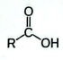 <p>-syra, COOH, som&nbsp;aldehyd men med alkoholgrupp, allmänhet svaga syror, stark bindning pga dubbel vätebindning, OH →O &amp; OH→O, polära, relativt vattenlösliga, kan skapas då aldehyd oxideras</p><p>fyra kol eller fler: fettsyra</p>