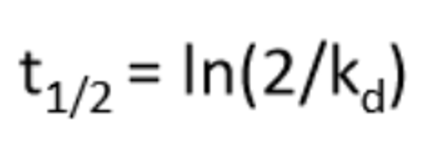 <p>The time required for the reacting species to reduce to half its initial conc at a given <strong>temperature</strong> and <strong>in a particular solvent</strong></p>