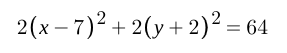 Find the Centre and Radius