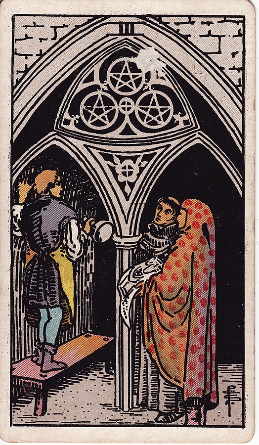 <p>Three of Pentacles</p>
