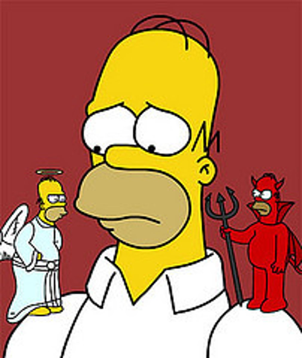 <p>Uncertain; unable to decide, or wanting to do two contradictory things at once</p>