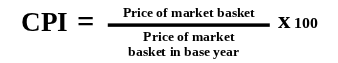 <p><span><span>The most commonly used measurement of inflation for consumers is the Consumer Price Index (CPI).</span></span></p><p class="E2371 x-scope qowt-point-para-333 list-type-buNone" style="text-align: left;"><span><span>Here is how it works:</span></span></p><p class="E2375 x-scope qowt-point-para-383 list-type-buChar" style="text-align: left;"><span><span>The base year is given an index of 100.</span></span></p><p class="E2379 x-scope qowt-point-para-383 list-type-buChar" style="text-align: left;"><span><span>To compare, each year is given an index # as well.</span></span></p>