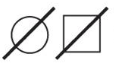 <p>What do the following symbols depict?</p>