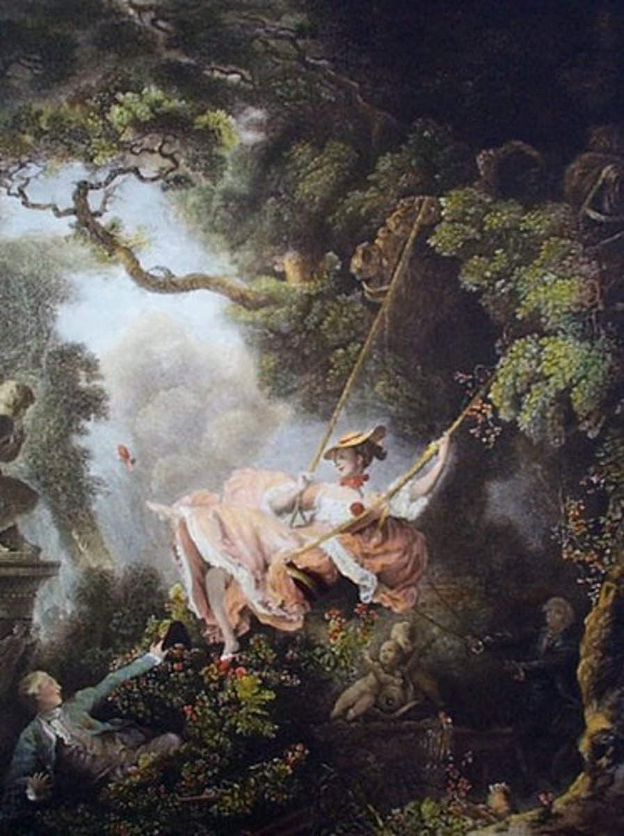 <p>Placed emphasis on the carefree life of the aristocracy rather than on grand heroes or pious martyrs. Easygoing, lighthearted, delicate.</p>