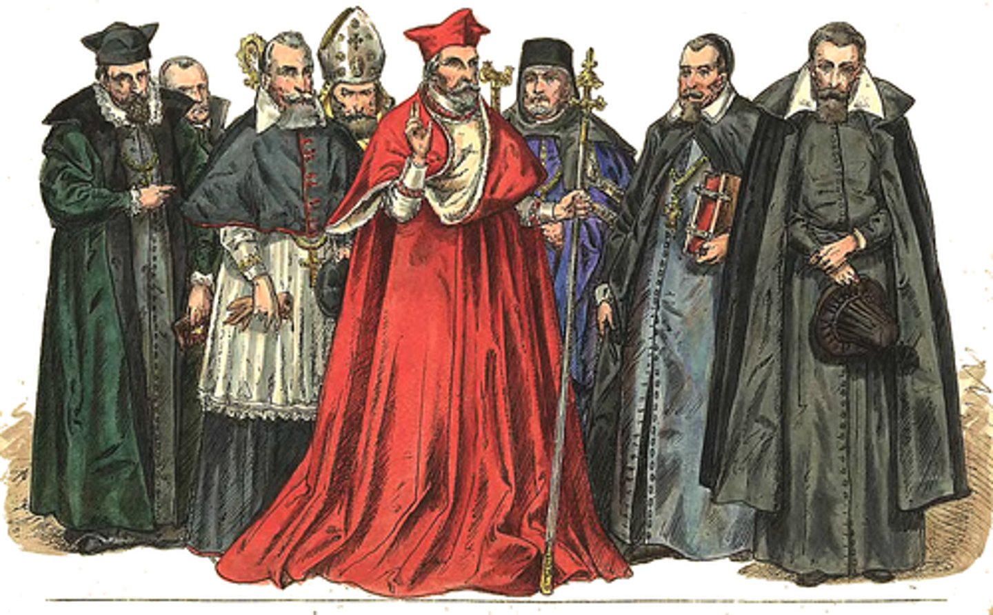 <p>This group numbered around 130,000 in France. This social class was made up of the Clergy. This included the high officials down to the priests and monks. The church was exempt from paying taxes, only paying the state a voluntary amount every 5 years.</p>