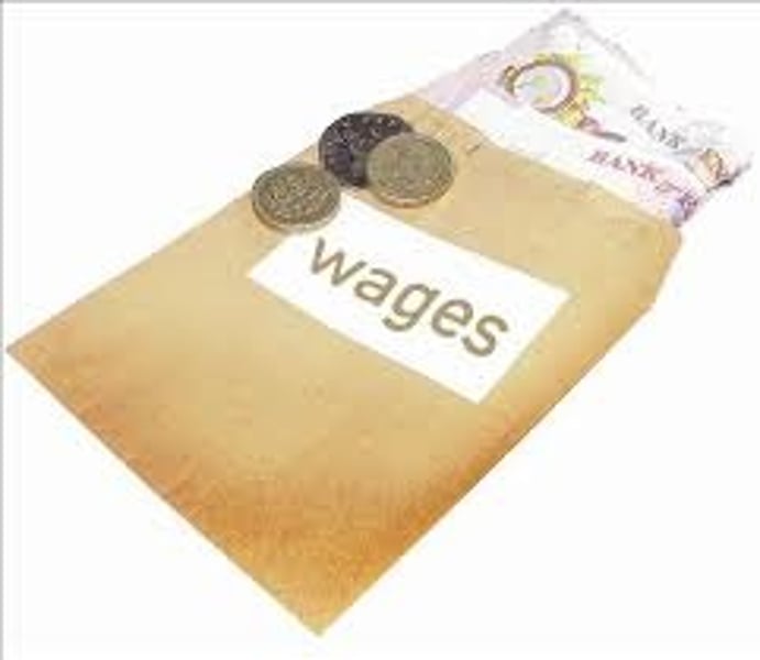 <p>gōngzī / salary or wage</p>