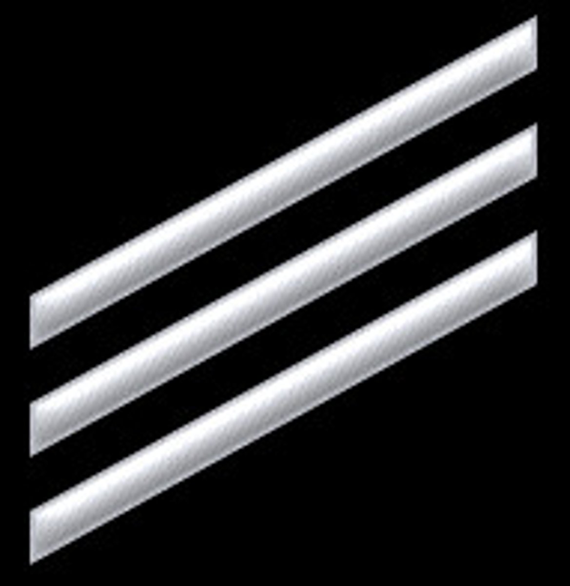 <p>3 diagonal stripes</p>