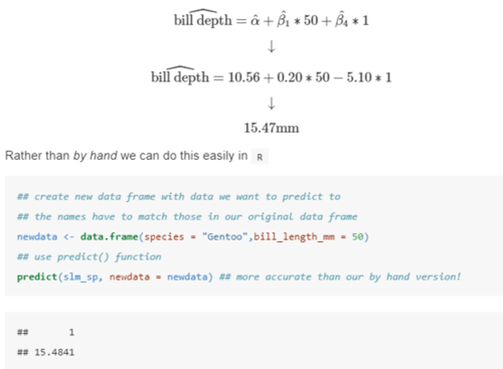 <p>Through the substitution of the given values into the equation.</p>