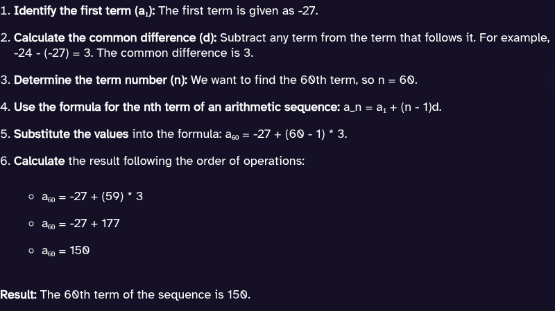 <p>a<sub>60</sub> = 150</p>