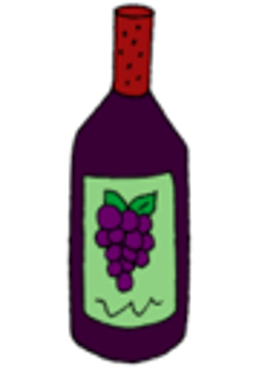 <p>bottle (of wine)</p>