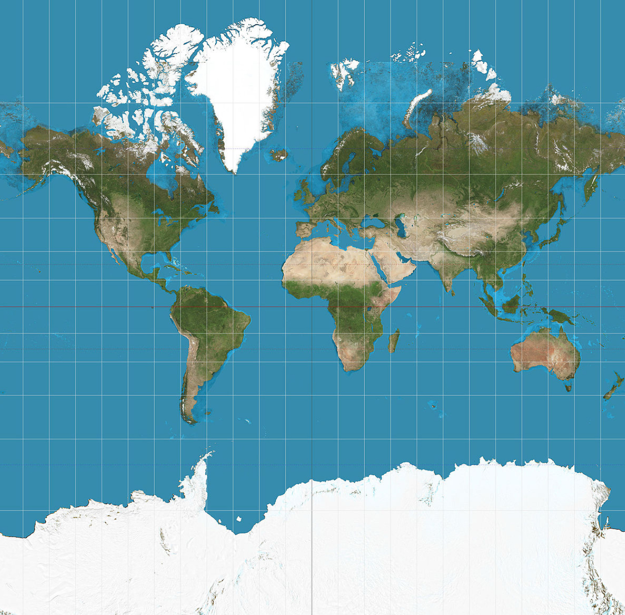 <p>Mercator Projection</p>