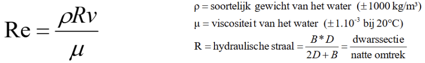 <p>geeft het onderscheid weer tussen laminaire en turbulente stroming </p>