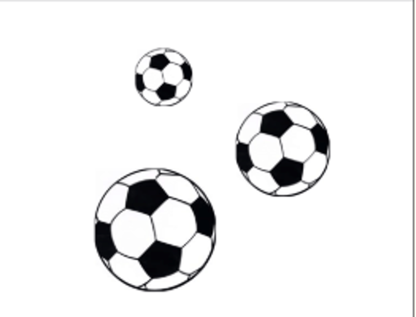 <p>objects of the same physical size appear larger when they are closer and smaller when farther away.</p>