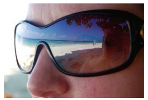 <ul><li><p>When light is both reflected and refracted at the same time. </p></li><li><p>E.g. Mirror sunglasses - special film coating allow some of the light to be refracted and the same amount to be reflected → so you can see through but others can’t see your eyes </p></li></ul>