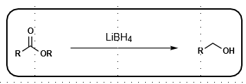 <p>Lithium Borohydride reduction</p>