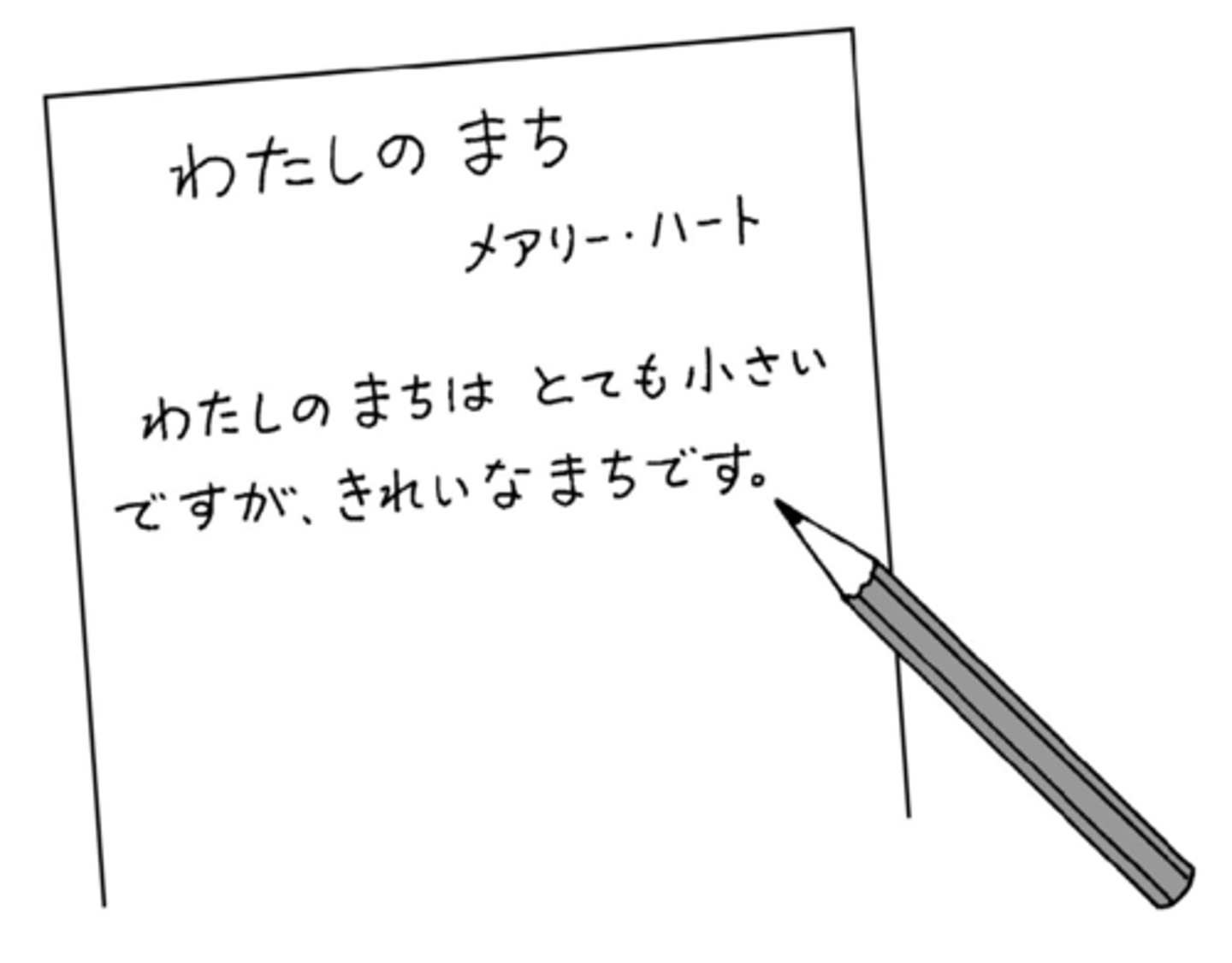 <p>kompozisyon</p><p>作文を書きます。</p><p>Sakubun o kakimasu.</p><p>Kompozisyon yazarım.</p><p>作文は難しいです。</p><p>Sakubun wa muzukashii desu.</p><p>Kompozisyon zordur.</p>