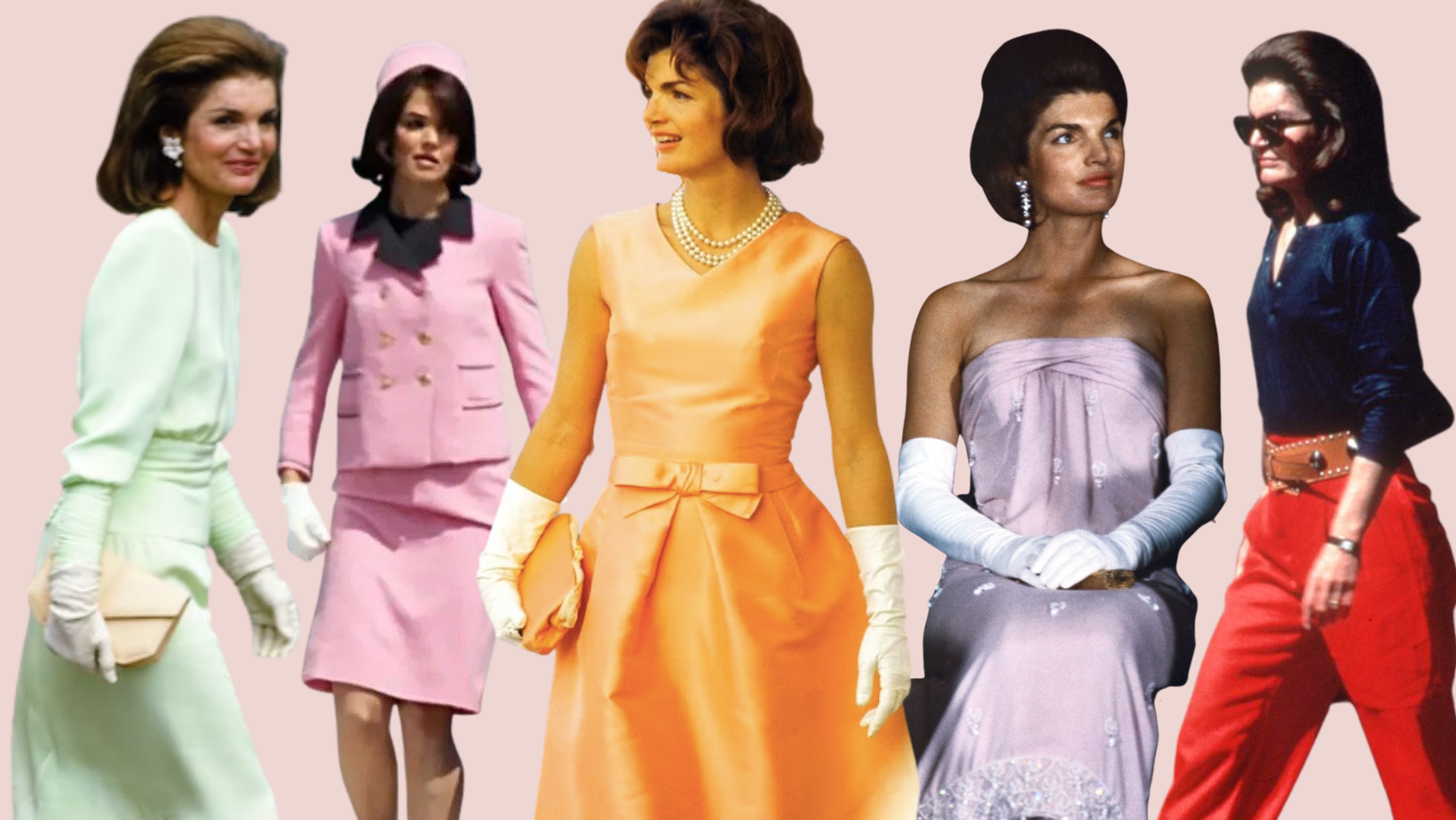 <ul><li><p><span style="background-color: transparent;">Audrey Hepburn</span></p></li><li><p><span style="background-color: transparent;">Post WWII feminine image in response to the masculinity of wartime fashion</span></p></li><li><p><span style="background-color: transparent;">Glamour</span></p></li><li><p><span style="background-color: transparent;">Lucille Ball- made maternity clothes fashionable while pregnant on I Love Lucy</span></p></li><li><p><span style="background-color: transparent;">The Kennedys</span></p><ul><li><p><span style="background-color: transparent;">Jackie O</span></p><ul><li><p><span style="background-color: transparent;"><strong>Anne Low-</strong> created her wedding dress, private tailor for the rich, underrecognized due to her blackness during a time before and during the Civil Rights Movement</span></p></li><li><p><span style="background-color: transparent;">Went around campaigning for her husband’s presidential run to the country club women she was socializing with&nbsp;</span></p></li><li><p><span style="background-color: transparent;">bouffant, sunglasses, pillbox hat</span></p></li><li><p><span style="background-color: transparent;">Her family was very wealthy and popular</span></p></li><li><p><span style="background-color: transparent;">Wearing an Oleg Cassini design that looks like Chanel during the assassination and worked closely with him</span></p></li><li><p><span style="background-color: transparent;">She only wore pastels because she had dark hair</span>.</p></li></ul></li></ul></li></ul><p></p>