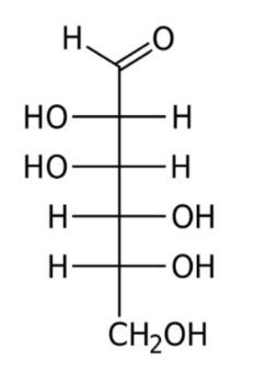 <ul><li><p>type; aldohexose</p></li></ul><p></p>