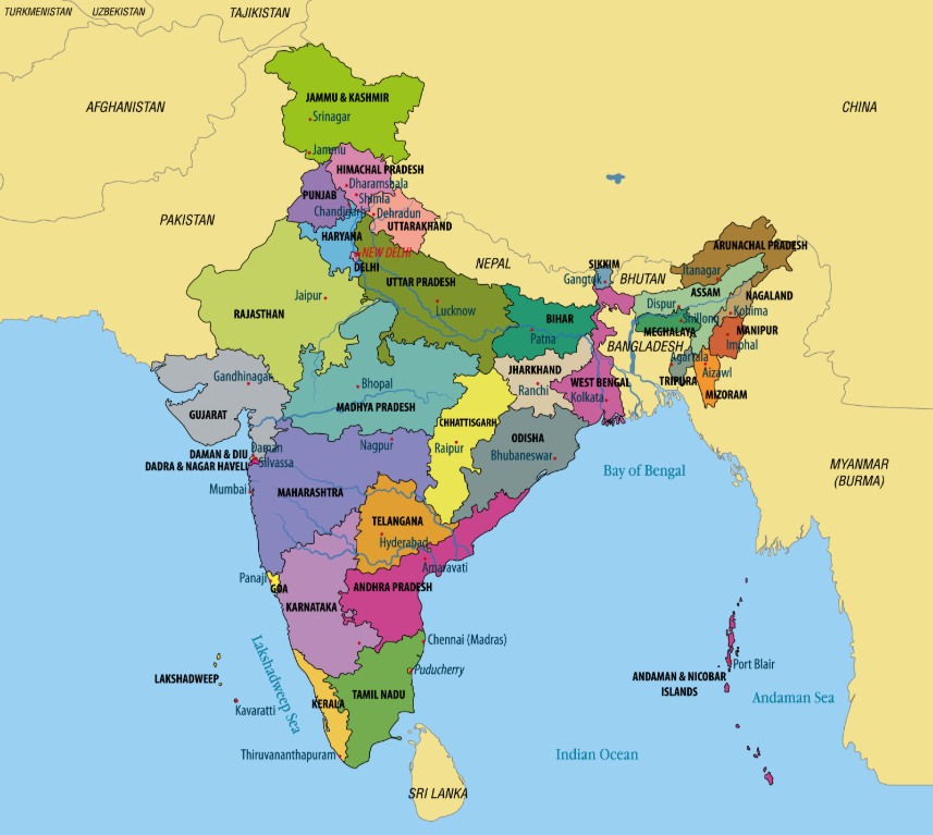 <p>Birthplace of Hinduism and Buddhism; Mughal Empire; British colonialism; Key player in Indian Ocean trade</p>